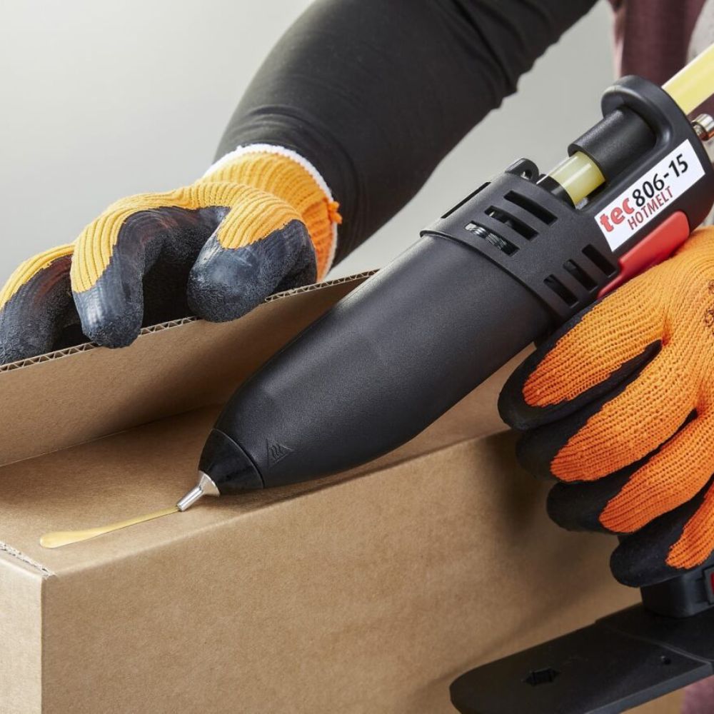 boxes stacked in a warehouse