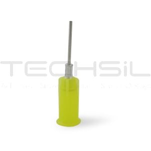 TECHSiL® TS20 Yellow Blunt Luer Lock Tips 0.5" Gauge 20