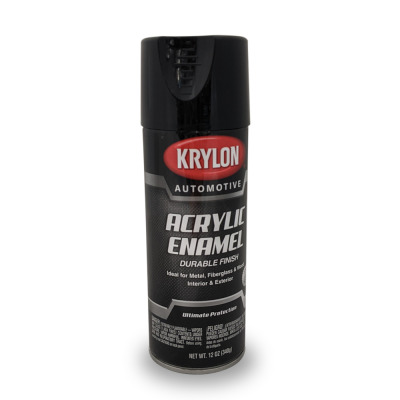 Krylon Automotive Acrylic Enamel Black 12oz